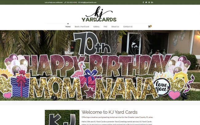 kj yard cards