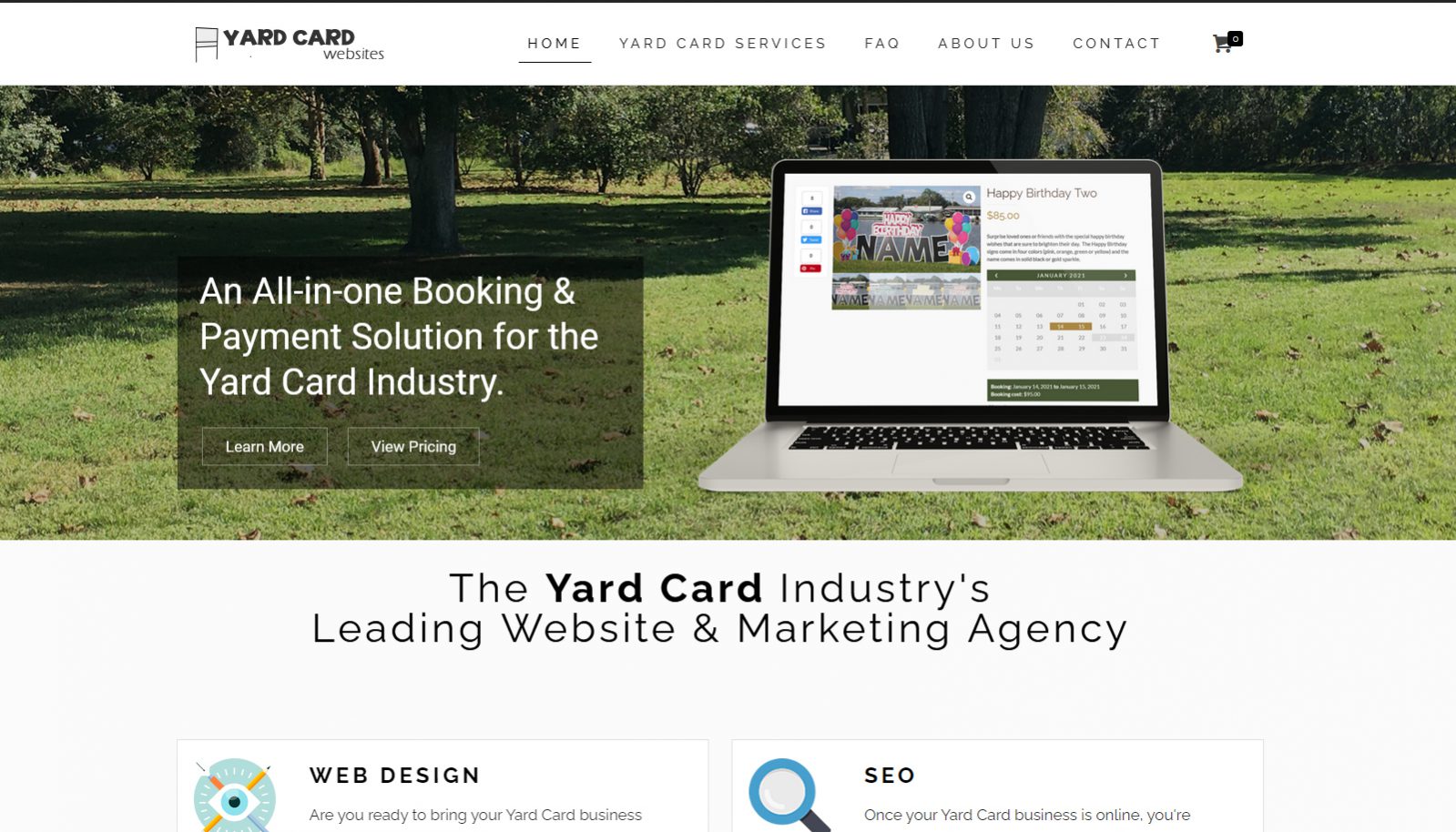 yard card websites