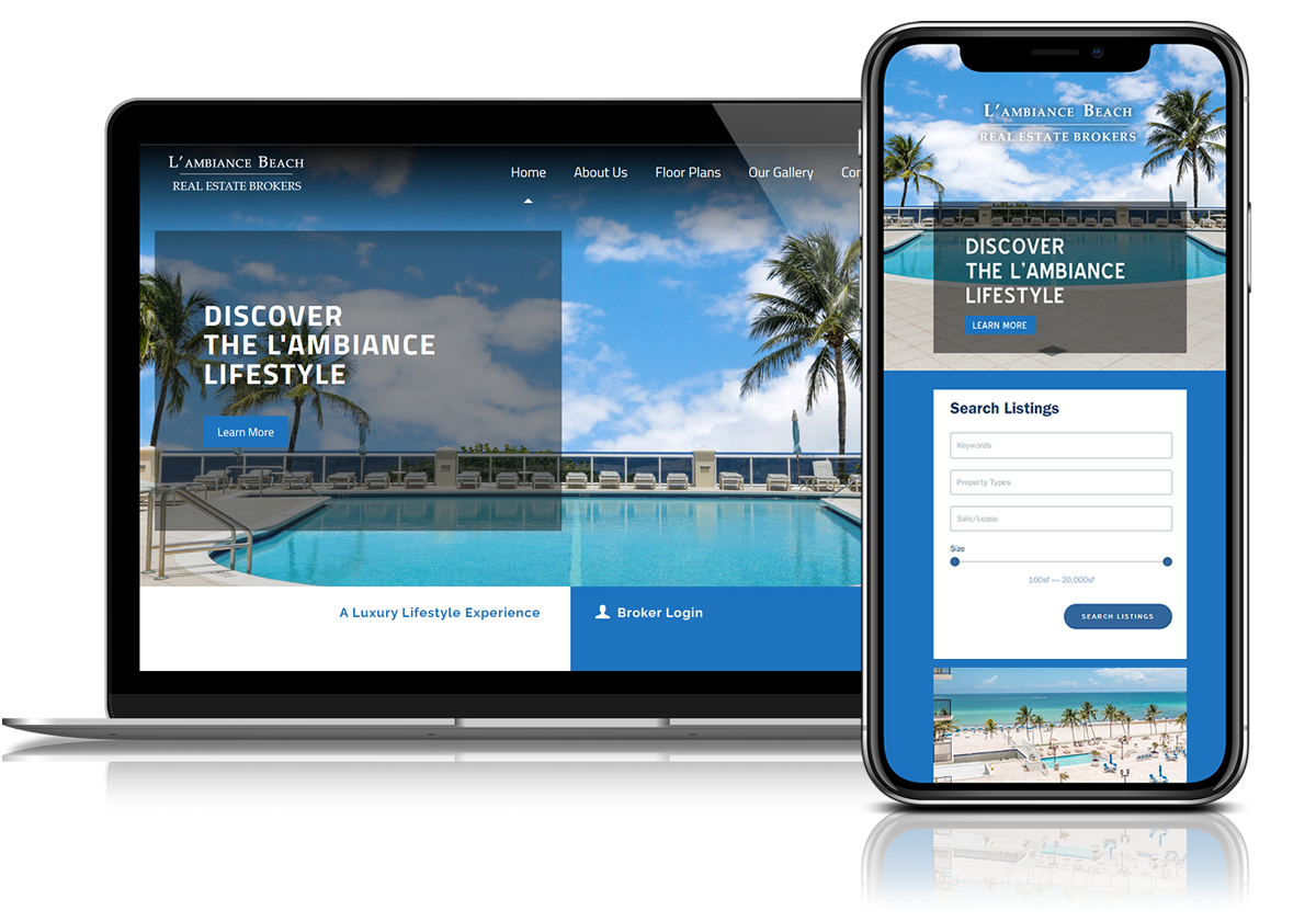 real estate web design